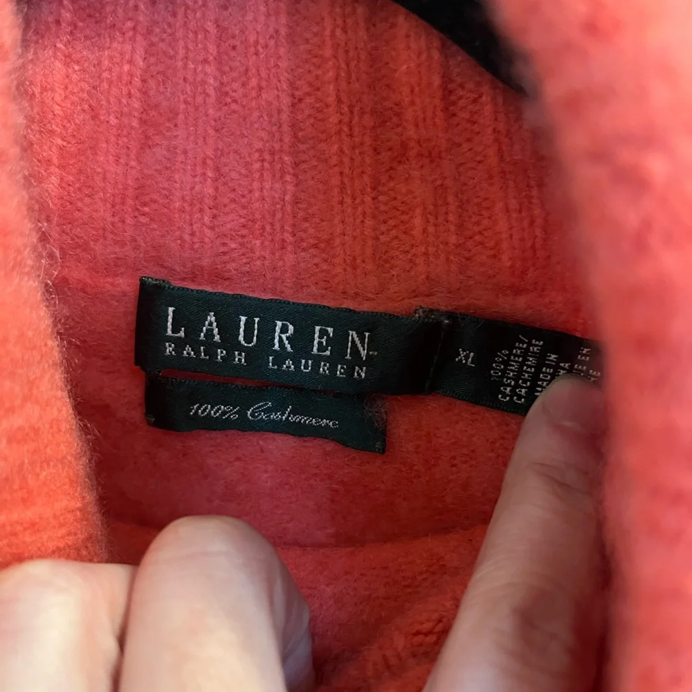 100% cashmere Ralph Lauren sweater (please read description) - Picture 2 of 3